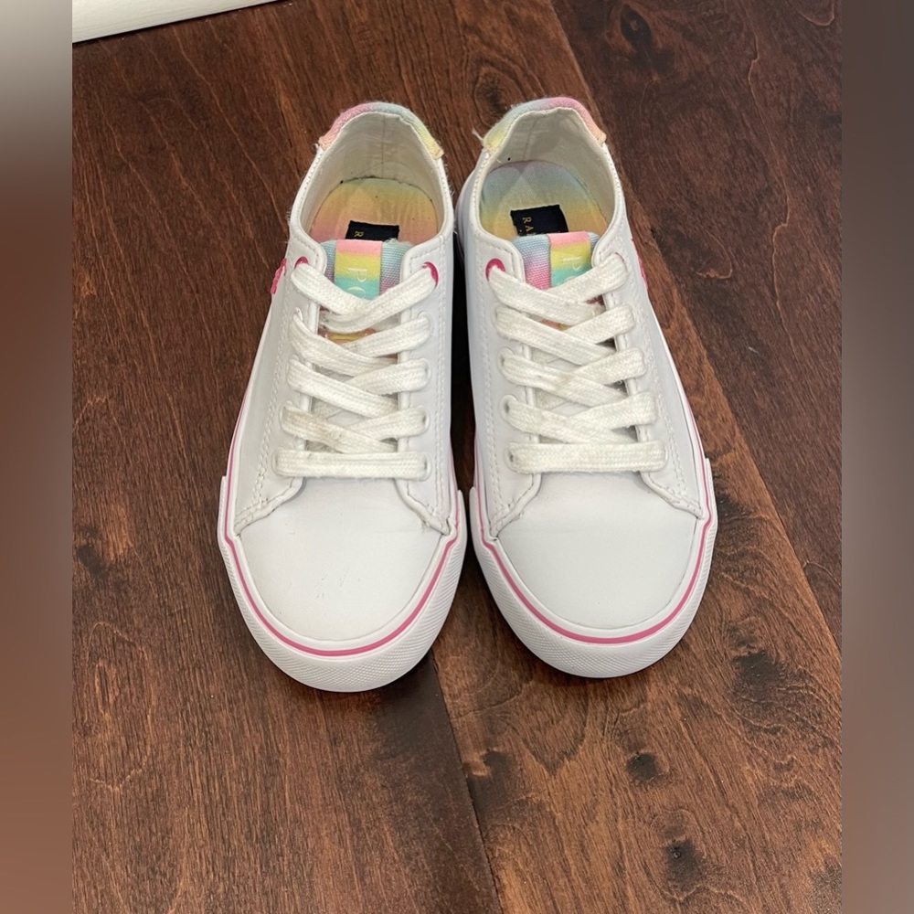 Ralph Lauren Polo Little Girls Casual Shoes Sneakers Fashion White, size 11 SOLD - Picture 8 of 8